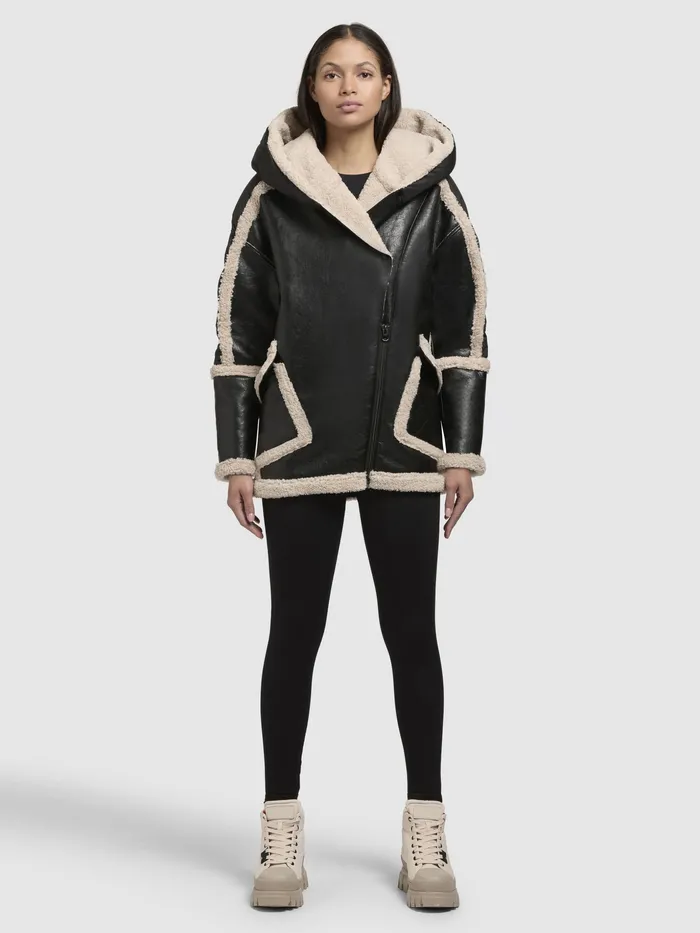 KHUJO Short Jackets Women Jacke KATY Schwarz