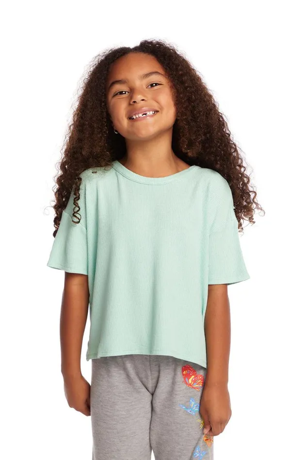 Kids Chaser Brand Girls Devin Spring Bud Girls Tee