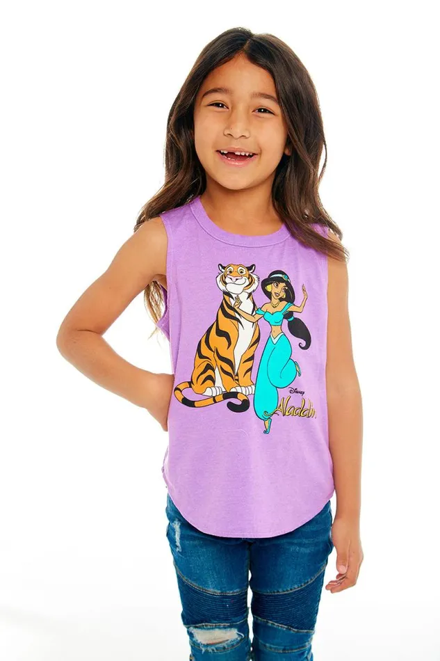 Kids Chaser Brand Girls Disney Aladdin 8211 Rajah and Jasmine