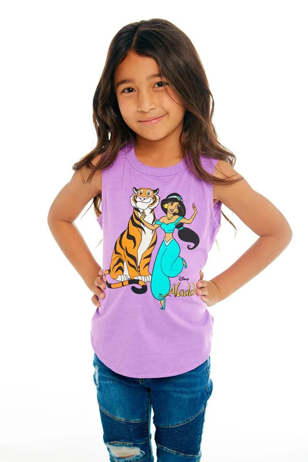 Kids Chaser Brand Girls Disney Aladdin 8211 Rajah and Jasmine