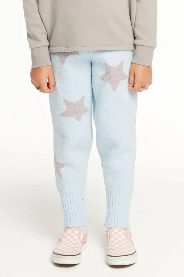 Kids Chaser Brand Girls Ribbed Panel Lake Star Legging