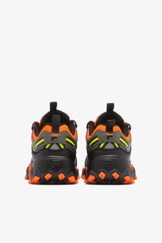 Kids Fila Big Kids 357 Big Oakmont Tr Shocking Orange Tarmac Black