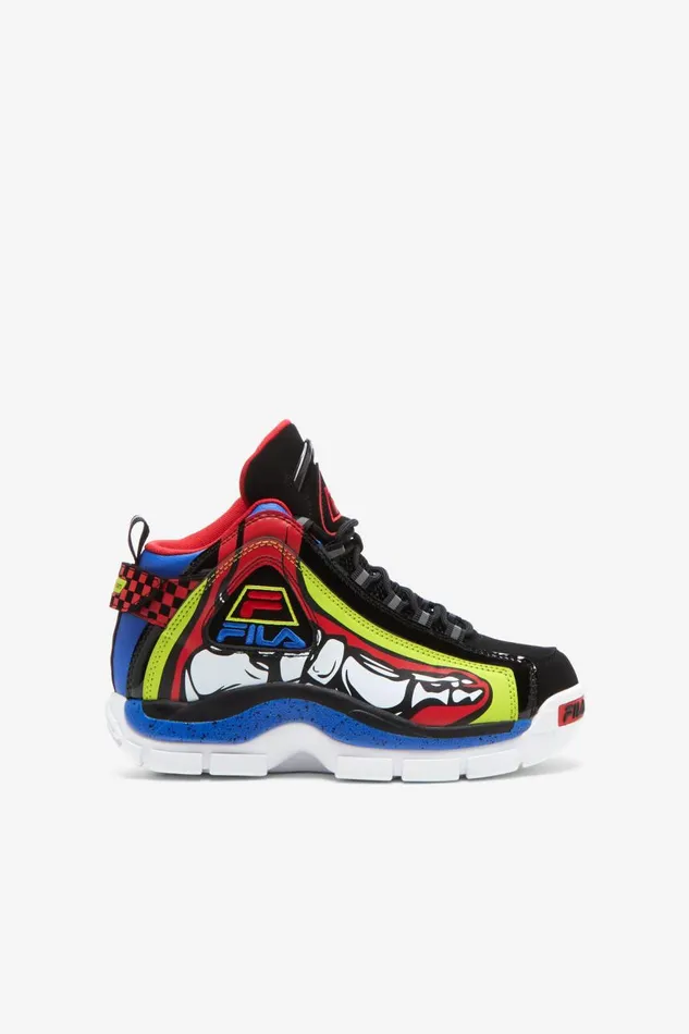 Kids Fila Little Kids 1053 Little Grant Hill 2 Racing White Lime Punch Princess Blue Kids Fila Little Kids 1053 Little Grant Hill 2 Racing White Lime Punch Princess Blue