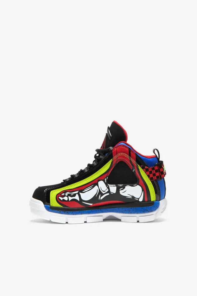 Kids Fila Little Kids 1053 Little Grant Hill 2 Racing White Lime Punch Princess Blue Kids Fila Little Kids 1053 Little Grant Hill 2 Racing White Lime Punch Princess Blue