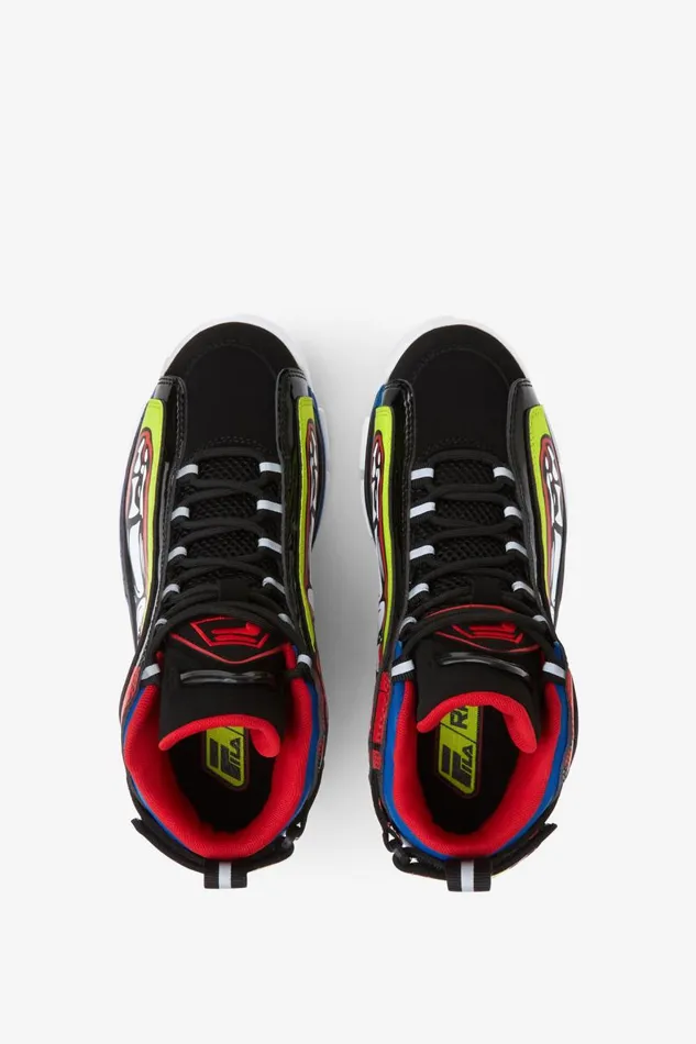 Kids Fila Little Kids 1053 Little Grant Hill 2 Racing White Lime Punch Princess Blue Kids Fila Little Kids 1053 Little Grant Hill 2 Racing White Lime Punch Princess Blue