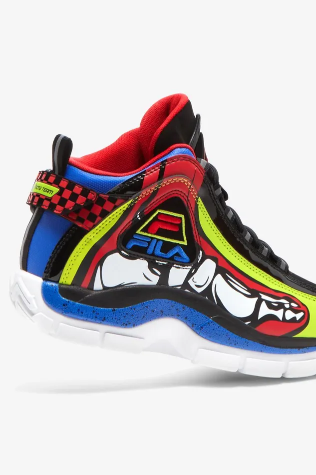 Kids Fila Little Kids 1053 Little Grant Hill 2 Racing White Lime Punch Princess Blue Kids Fila Little Kids 1053 Little Grant Hill 2 Racing White Lime Punch Princess Blue