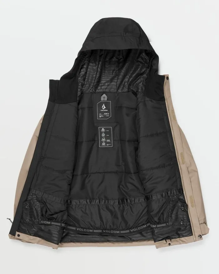 Kids Stone91 Insulated Jacket 8211 Chestnut Brown Kids Volcom Jackets