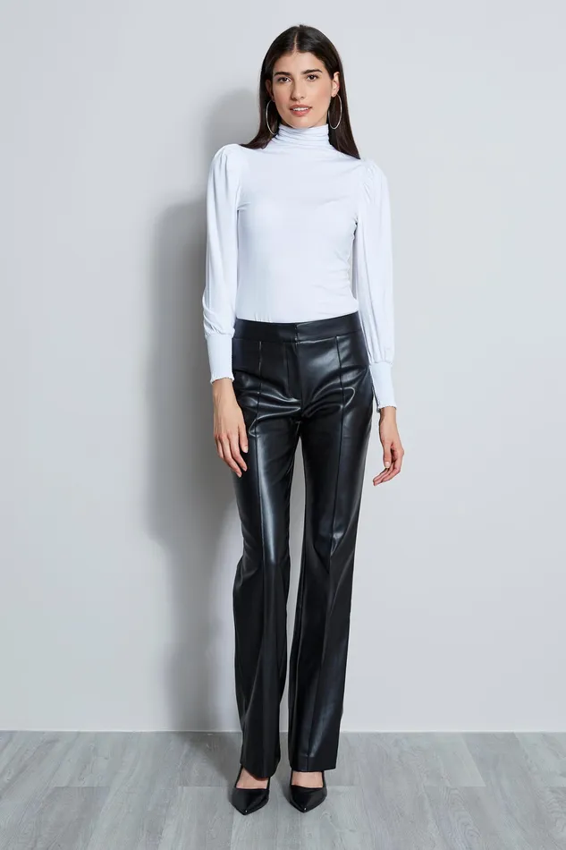 Knits and Sweaters Women Elie Tahari Smocked Turtleneck Knit WHITE