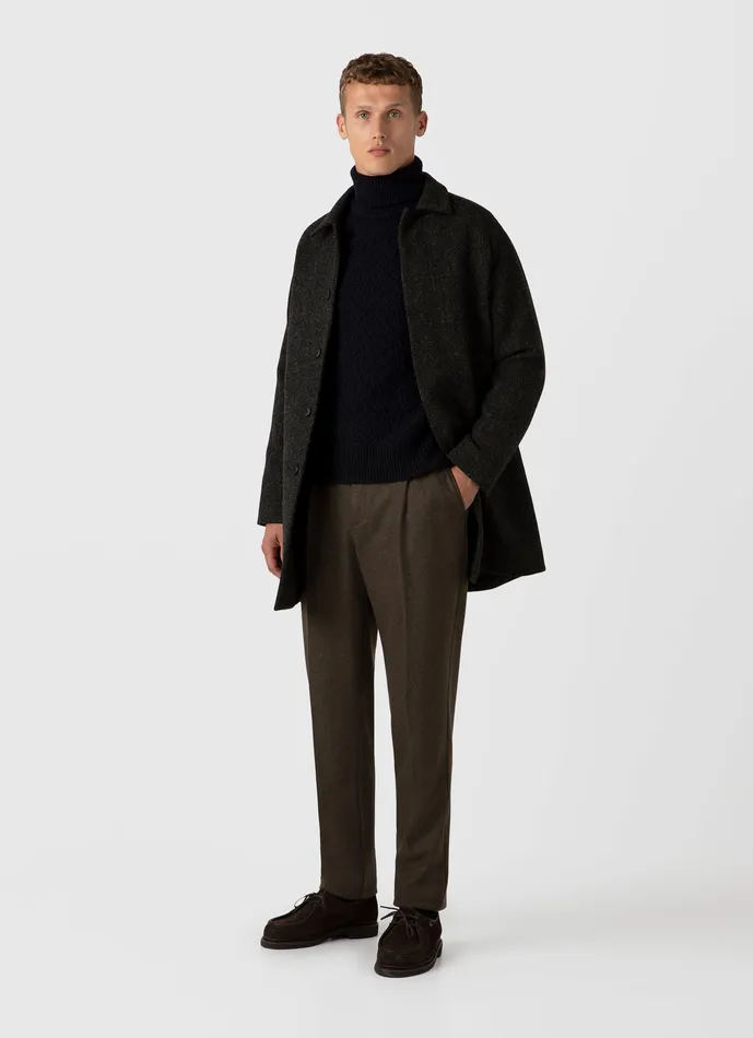 Knitwear Sunspel x WM Brown Aran Roll Neck Dark Navy Mouline 8211 ussunspel Men Knitwear Sunspel x WM Brown Aran Roll Neck Dark Navy Mouline 8211 ussunspel Men