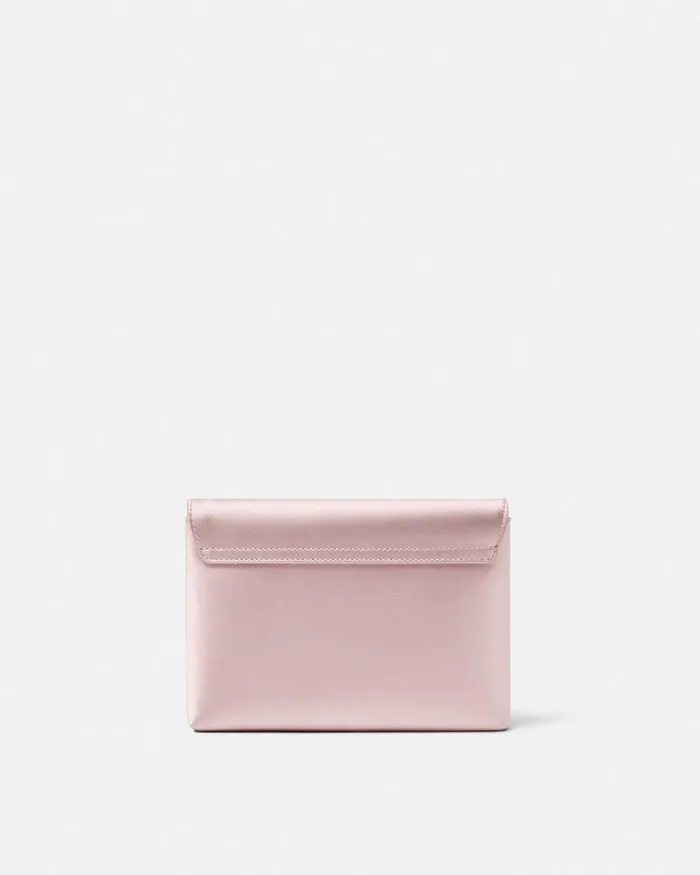 La Medusa Envelope Clutch Light Pink Women Versace Shoulder and Crossbody