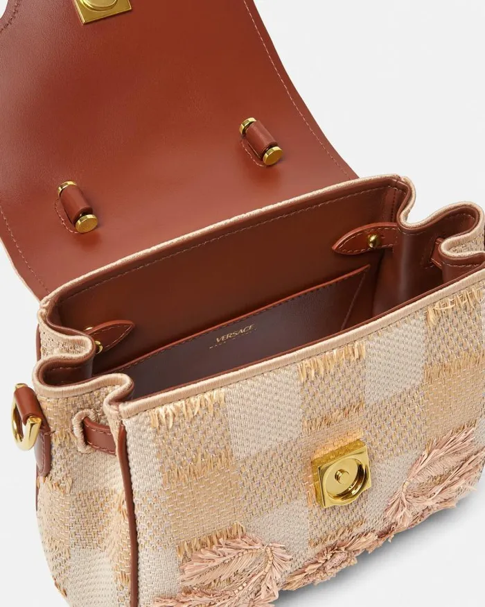 La Medusa Small Handbag Beige Women Versace Top Handle