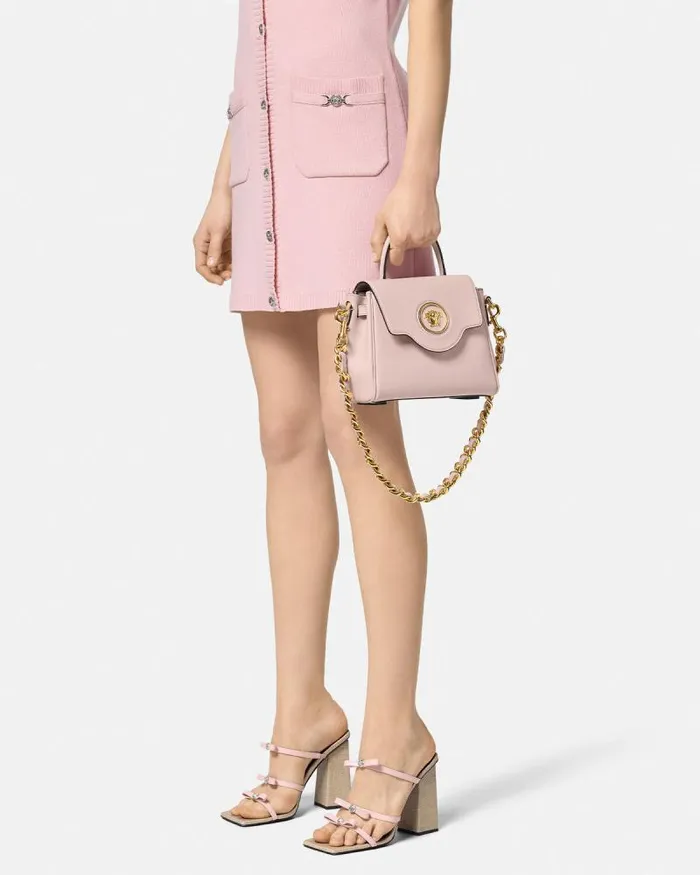 La Medusa Small Handbag Light Pink Women Versace Top Handle