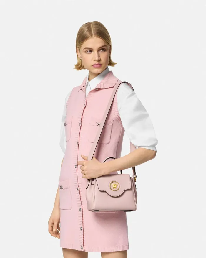 La Medusa Small Handbag Light Pink Women Versace Top Handle