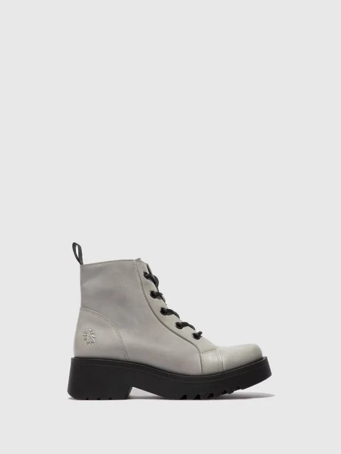 Laceup Ankle Boots METZ788FLY RUG CLOUD Women Fly London Ankle Boots