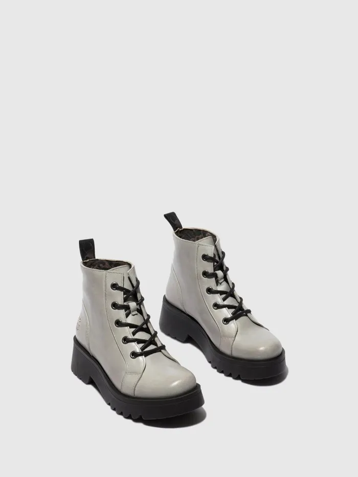 Laceup Ankle Boots METZ788FLY RUG CLOUD Women Fly London Ankle Boots