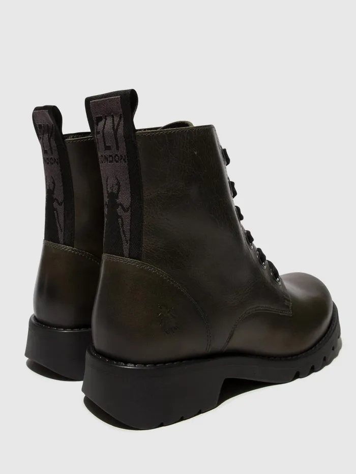 Laceup Ankle Boots RAGI539FLY DIESEL BLACK SOLE Women Fly London Ankle Boots