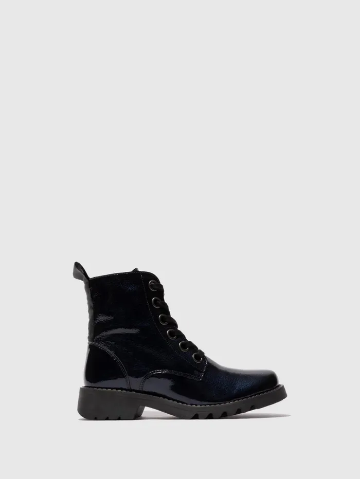 Laceup Ankle Boots RAGI539FLY ROCK NAVY Women Fly London Ankle Boots