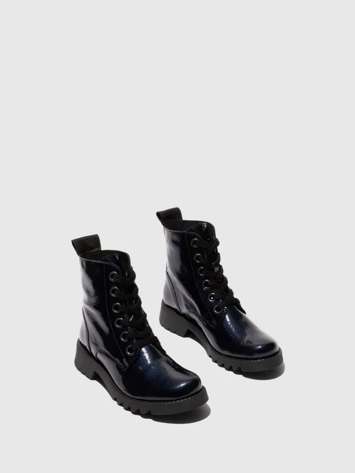 Laceup Ankle Boots RAGI539FLY ROCK NAVY Women Fly London Ankle Boots