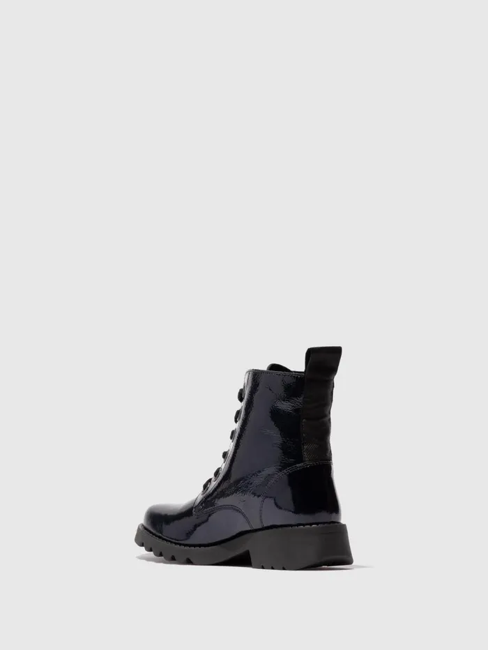 Laceup Ankle Boots RAGI539FLY ROCK NAVY Women Fly London Ankle Boots