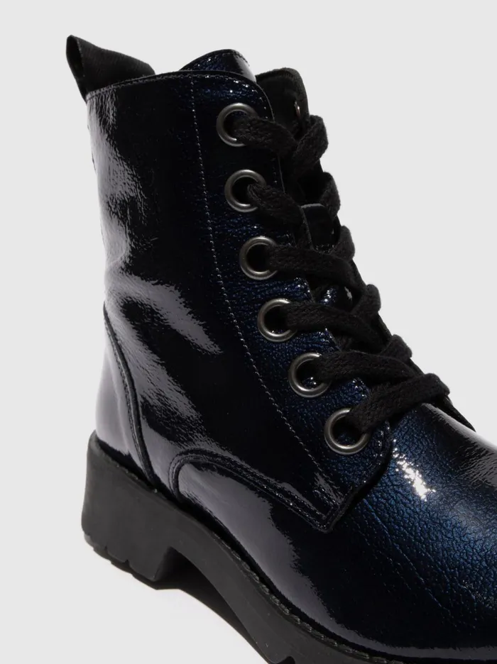 Laceup Ankle Boots RAGI539FLY ROCK NAVY Women Fly London Ankle Boots