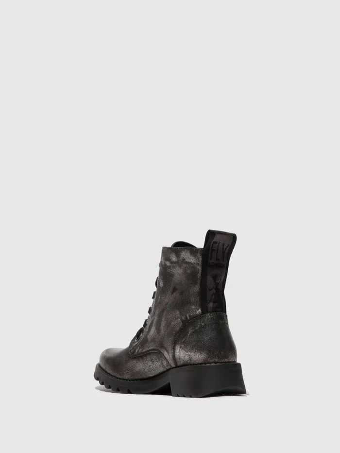 Laceup Ankle Boots RAGI539FLY SILVER Women Fly London Ankle Boots