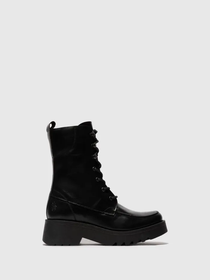 Laceup Boots MORI990FLY BLACK Women Fly London Boots