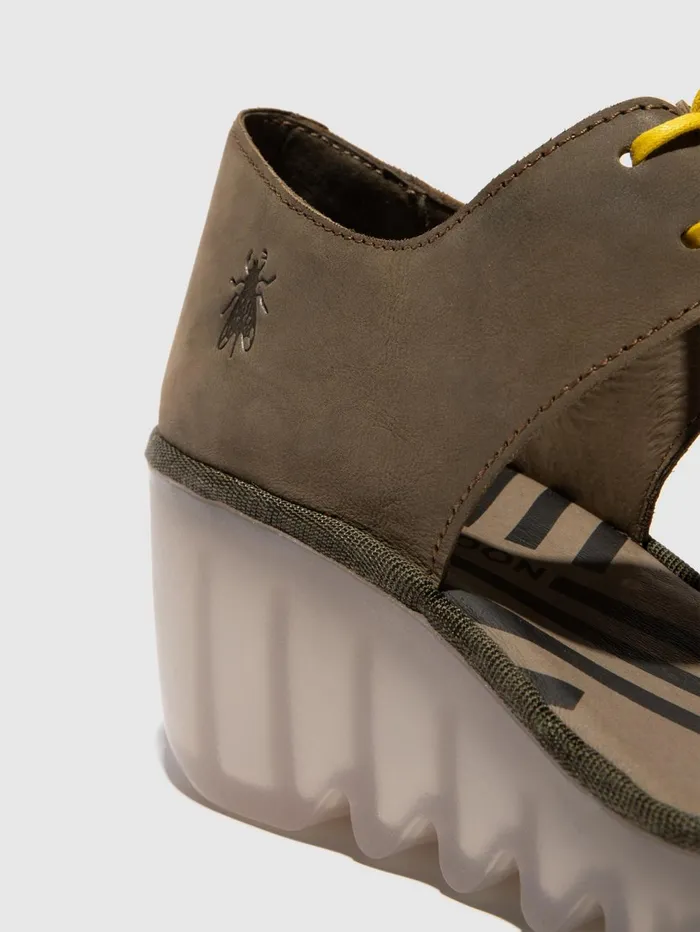 Laceup Sandals BILU465FLY YELLOWKHAKI Women Fly London Sandals