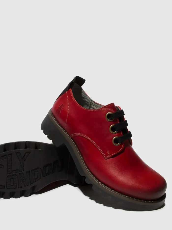 Laceup Shoes RUDA538FLY RED Women Fly London Shoes