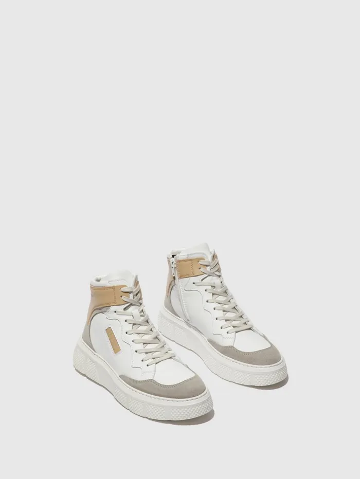 Laceup Trainers EPPE531FLY CONCRETEWHITEBEIGE Women Fly London Trainers