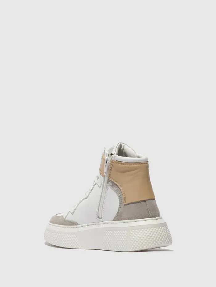 Laceup Trainers EPPE531FLY CONCRETEWHITEBEIGE Women Fly London Trainers
