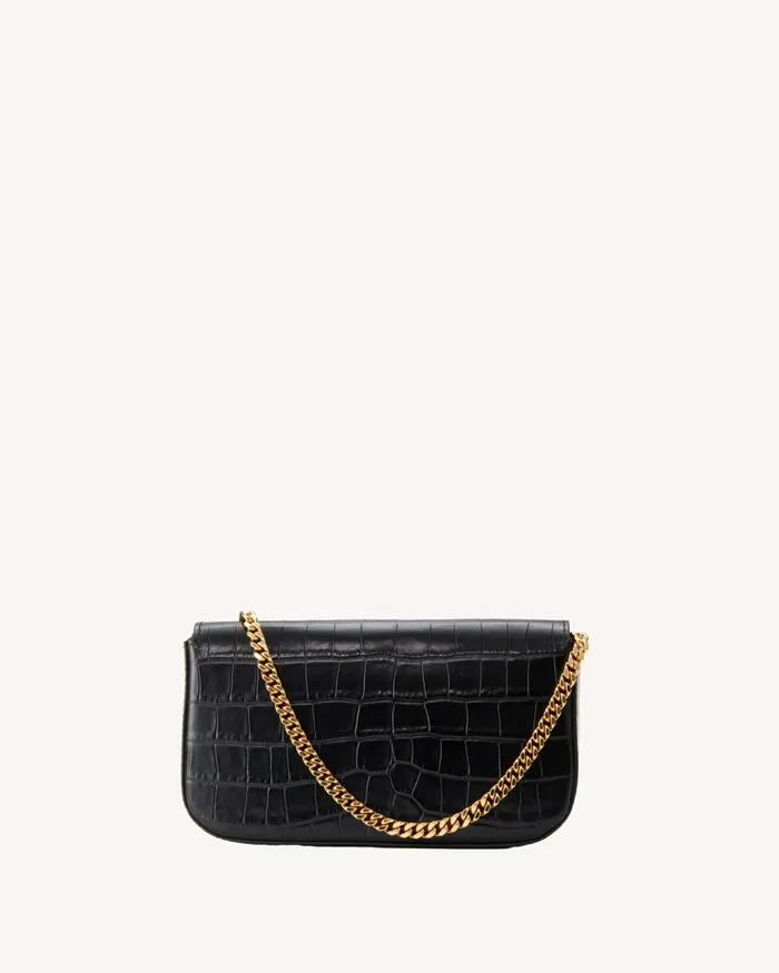 LE MIA CHAIN BAG Black And Gold Women Nili Lotan Handbags