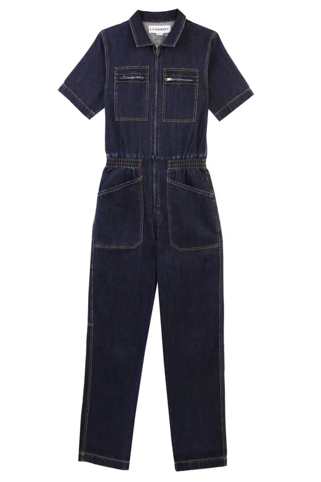 LF Markey Boilersuits Women Danny Boilersuit Indigo Slim Fit