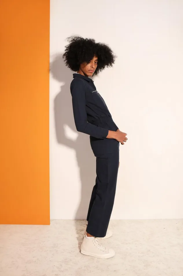 LF Markey Boilersuits Women Danny Boilersuit Navy Canvas