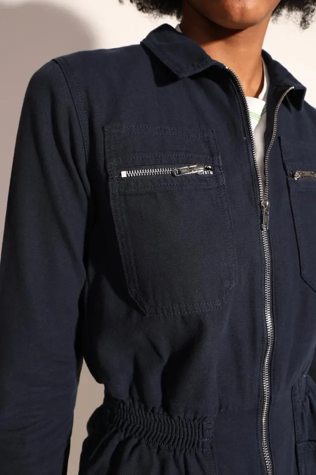 LF Markey Boilersuits Women Danny Boilersuit Navy Canvas