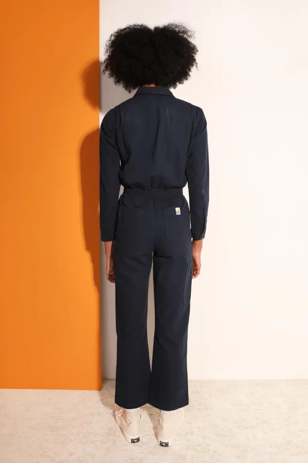 LF Markey Boilersuits Women Danny Boilersuit Navy Canvas