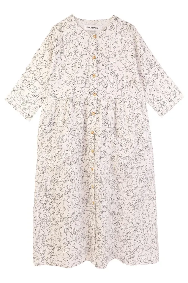 LF Markey Dresses Women Sammy Dress Squiggle Print