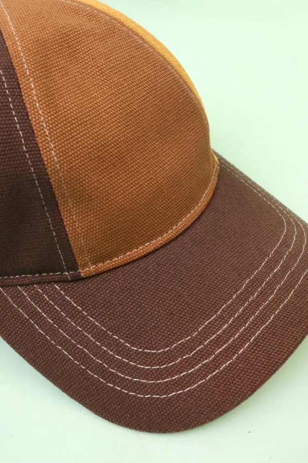 LF Markey Headwear Women Sun Cap Ochre Multi