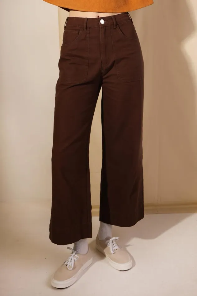 LF Markey Trousers Women Carpenter Trouser Chocolate