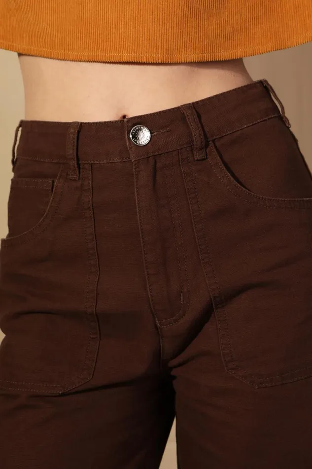 LF Markey Trousers Women Carpenter Trouser Chocolate