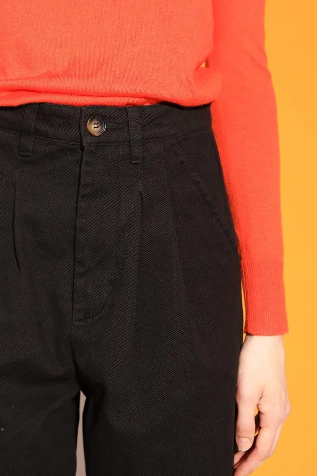 LF Markey Trousers Women Classic Slacks Black
