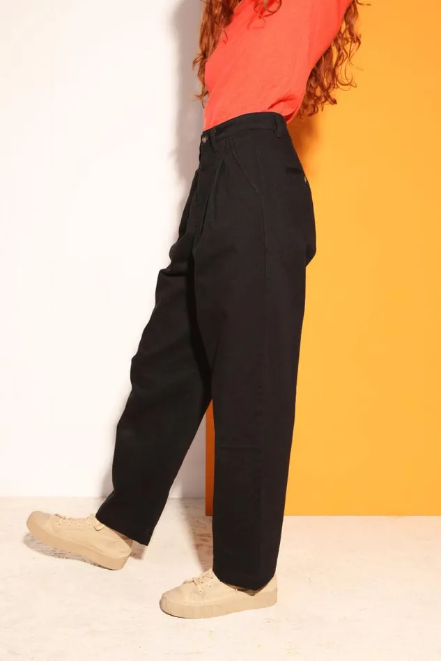 LF Markey Trousers Women Classic Slacks Black