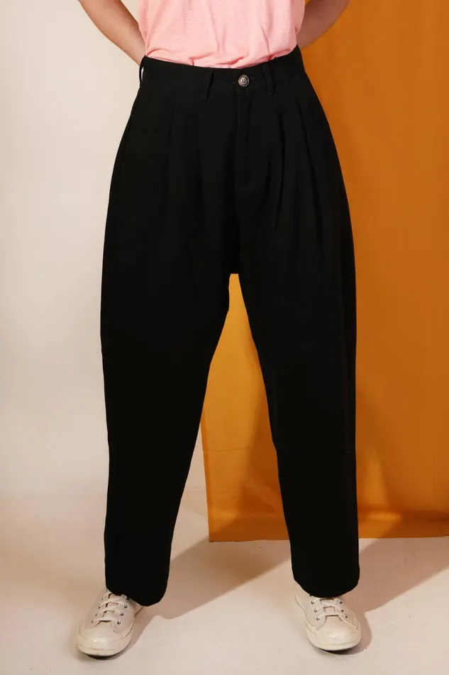 LF Markey Trousers Women Mega Slacks Black