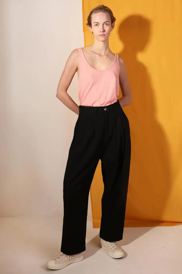 LF Markey Trousers Women Mega Slacks Black