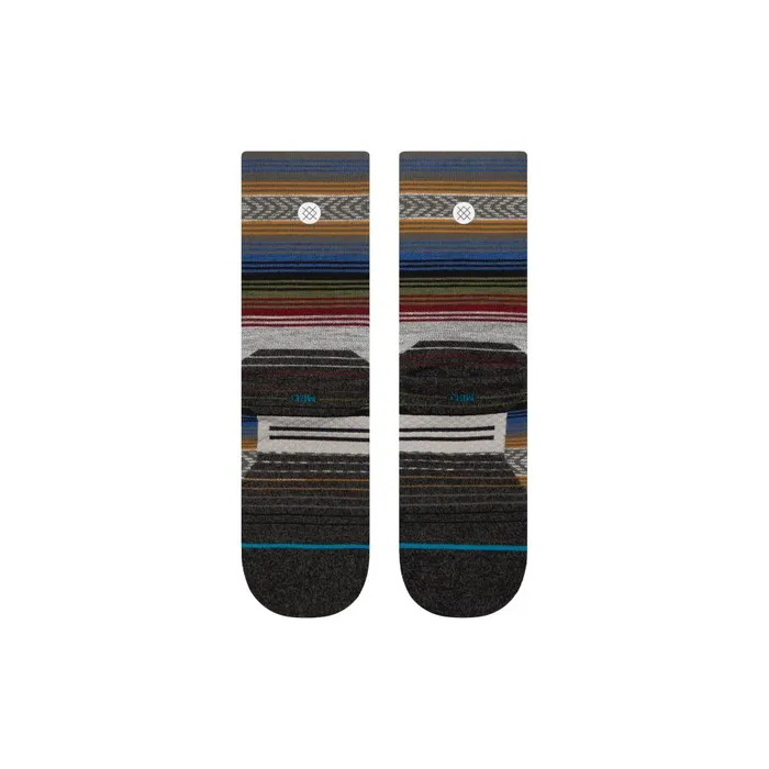 Light Performance Wool Crew Socks Light Wool 8211 Blackred MenWomen Stance Crew
