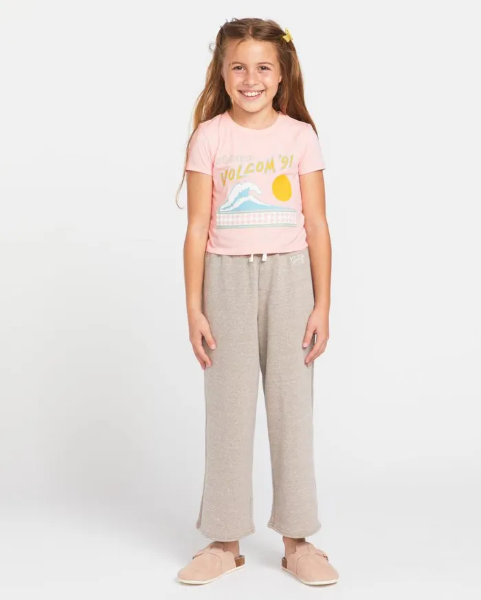 Little Girls I Got U Baby Short Sleeve Tee 8211 Pink Kids Volcom TShirts and Tanks