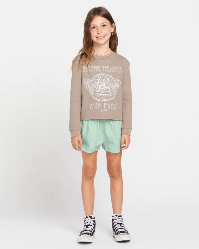Little Girls Thermality Long Sleeve Shirt 8211 Moondust Kids Volcom TShirts and Tanks Little Girls Thermality Long Sleeve Shirt 8211 Moondust Kids Volcom TShirts and Tanks