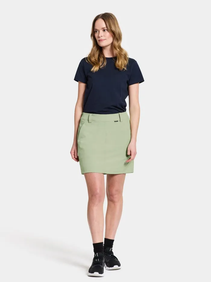 Liva Skirt Soft Green Women Didriksons Skirts