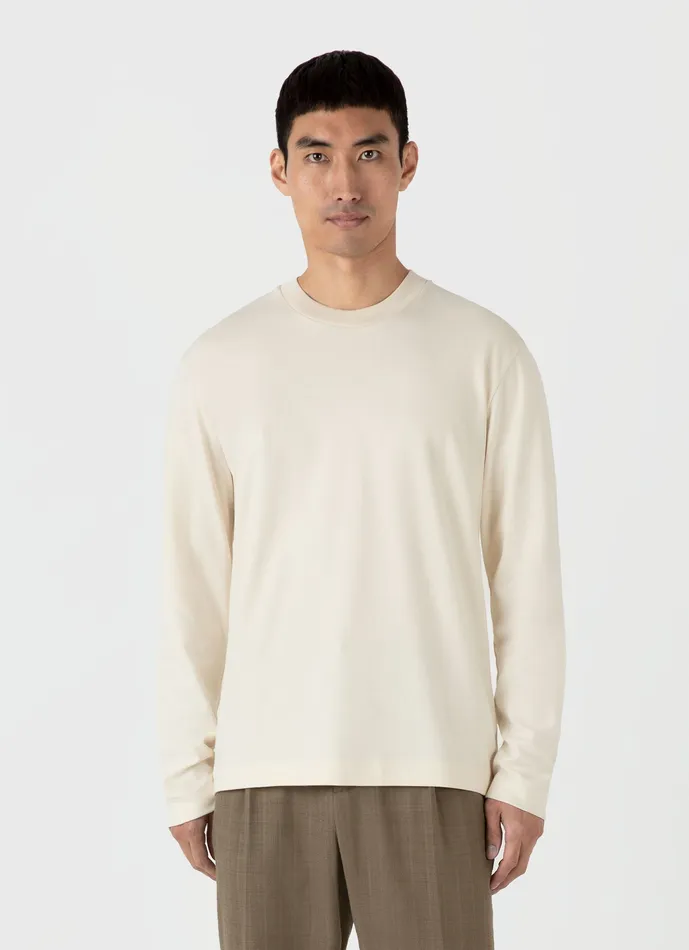 Long Sleeve Heavyweight Tshirt Undyed Tshirts ussunspel Men Long Sleeve Heavyweight Tshirt Undyed Tshirts ussunspel Men