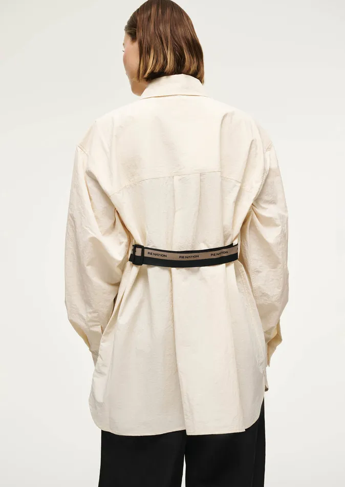 LongSleeveTops AVANT SHIRT IN WHISPER WHITE PE Nation Women