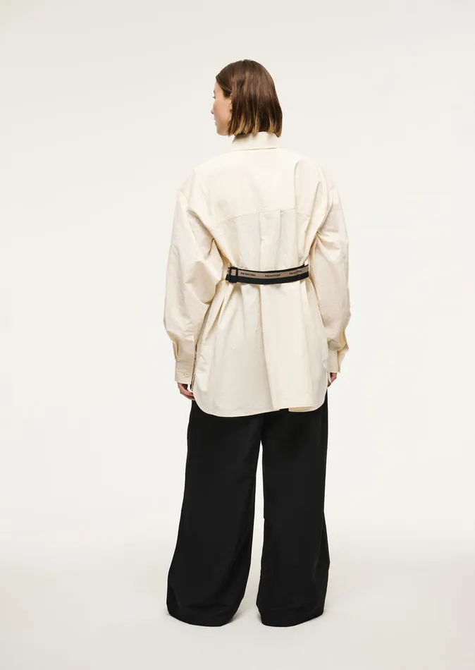 LongSleeveTops AVANT SHIRT IN WHISPER WHITE PE Nation Women